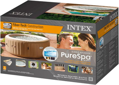 Intex PureSpa Bubble Massage -Ø 196 x 71 cm - 4 Personen - Beige