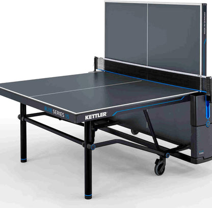 KETTLER K15 Outdoor Profi-Tischtennisplatte | Qualität Made in Germany (TÜV-geprüft) | Wetterfest | Zusammenklappbar & leicht verstaubar | 10mm Melaminharzplatte | Sichere Lieferung | Vormontiert