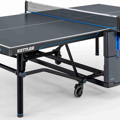 KETTLER K15 Outdoor Profi-Tischtennisplatte | Qualität Made in Germany (TÜV-geprüft) | Wetterfest | Zusammenklappbar & leicht verstaubar | 10mm Melaminharzplatte | Sichere Lieferung | Vormontiert