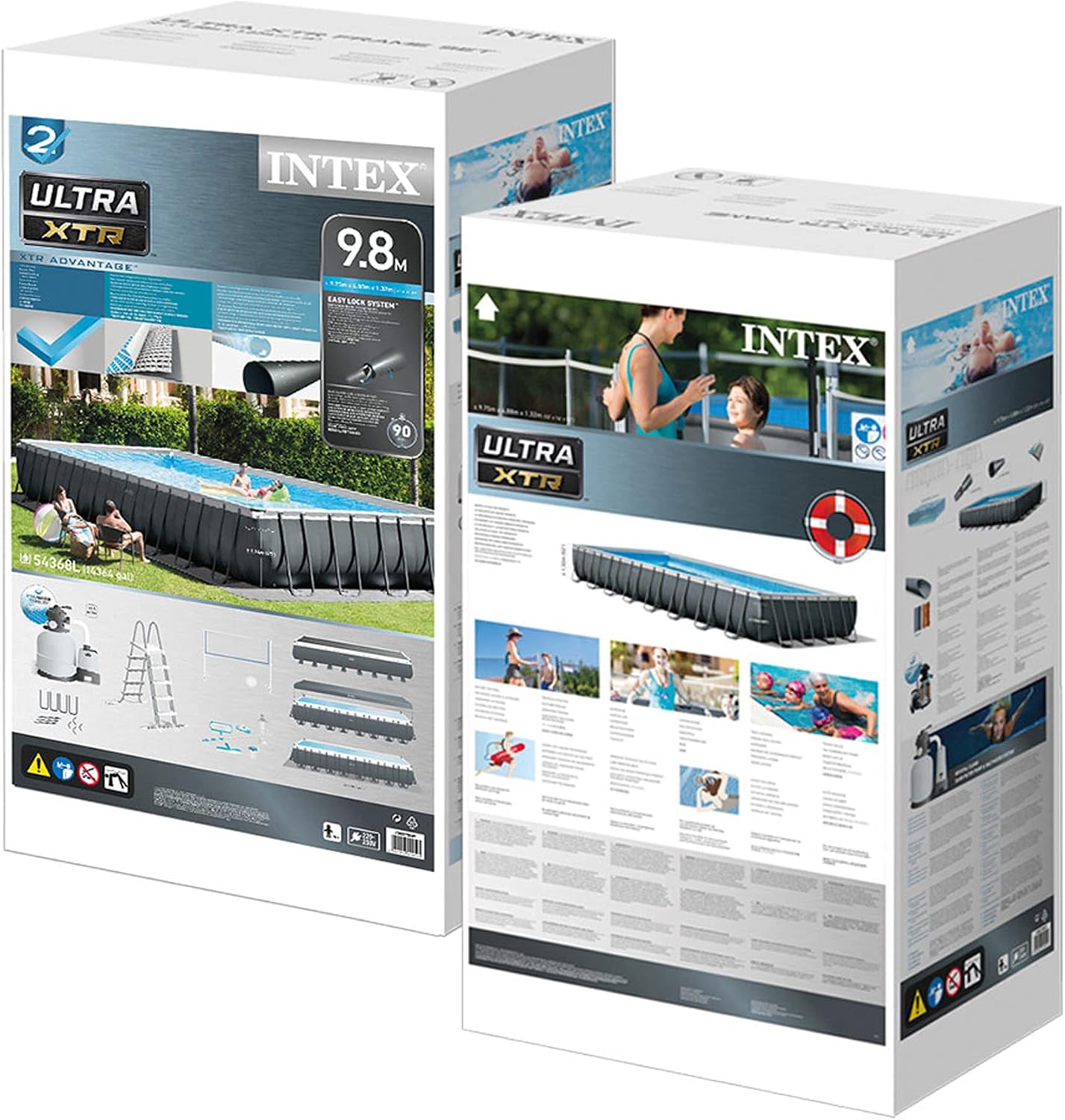 32Ft X 16Ft X 52In Ultra Xtr Rectangular Pool Set