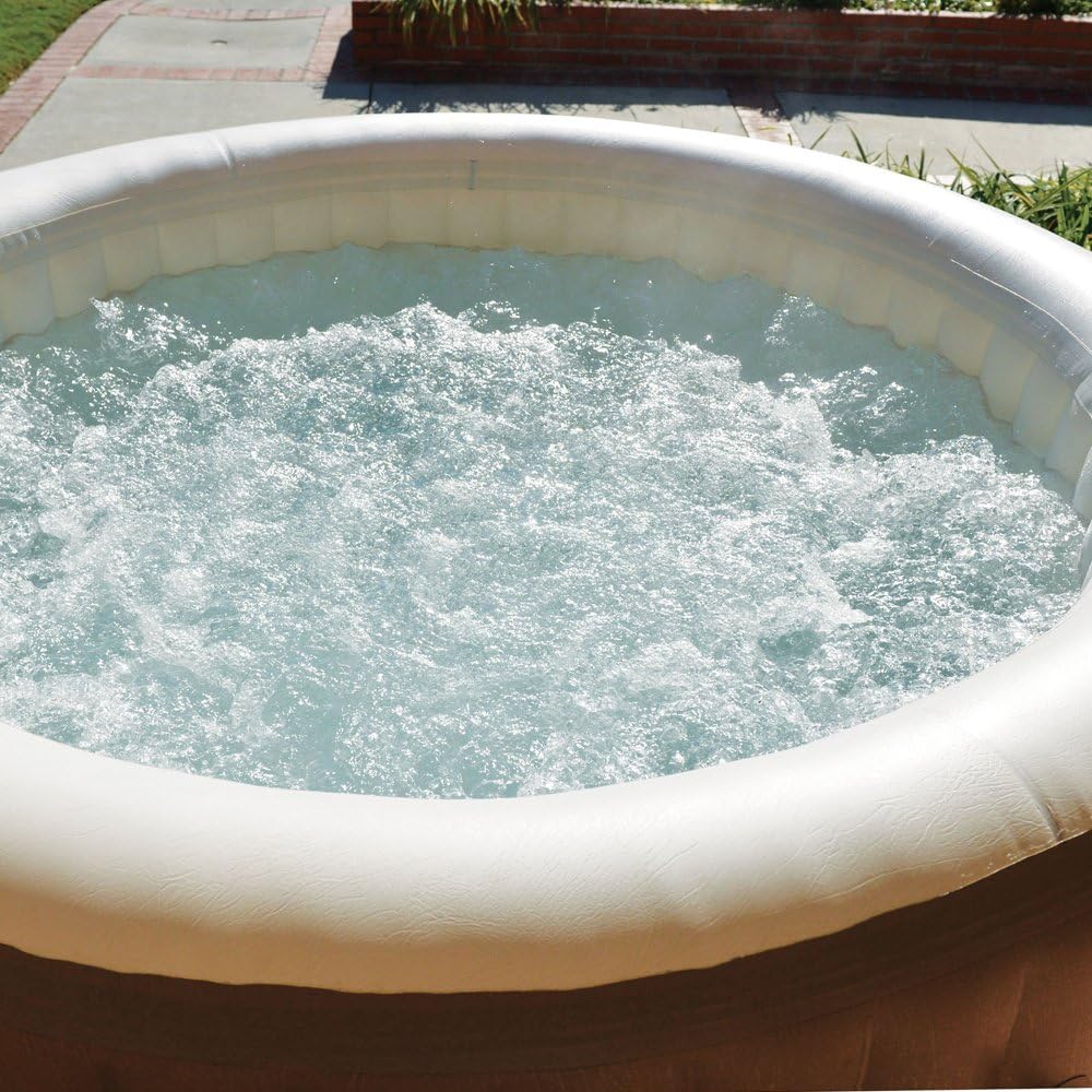 Intex PureSpa Bubble Massage -Ø 196 x 71 cm - 4 Personen - Beige