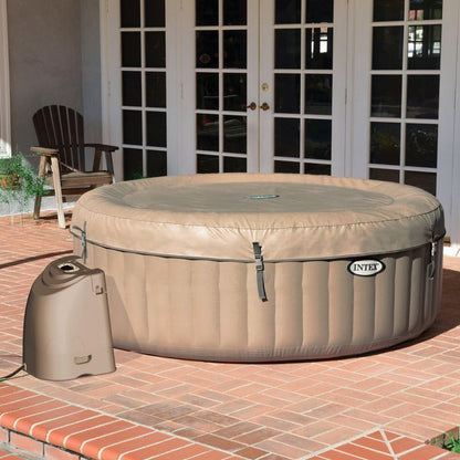 Intex PureSpa Bubble Massage -Ø 196 x 71 cm - 4 Personen - Beige
