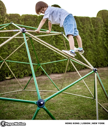 HyperMotion Kletterkuppel für Kinder, Outdoor, Klettergerüst Garten, belastbar bis zu 350 kg, Kletterdom für Jungen und Mädchen ab 3 Jahren, 3,7 m (12 ft) Durchmesser