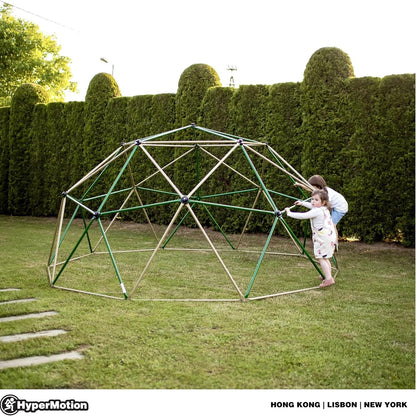 HyperMotion Kletterkuppel für Kinder, Outdoor, Klettergerüst Garten, belastbar bis zu 350 kg, Kletterdom für Jungen und Mädchen ab 3 Jahren, 3,7 m (12 ft) Durchmesser