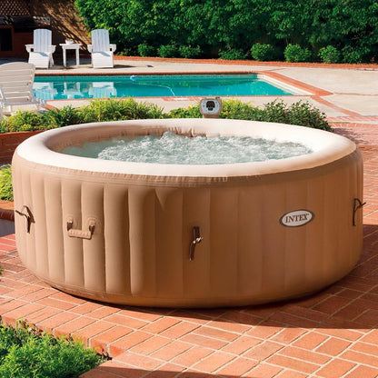 Intex PureSpa Bubble Massage -Ø 196 x 71 cm - 4 Personen - Beige