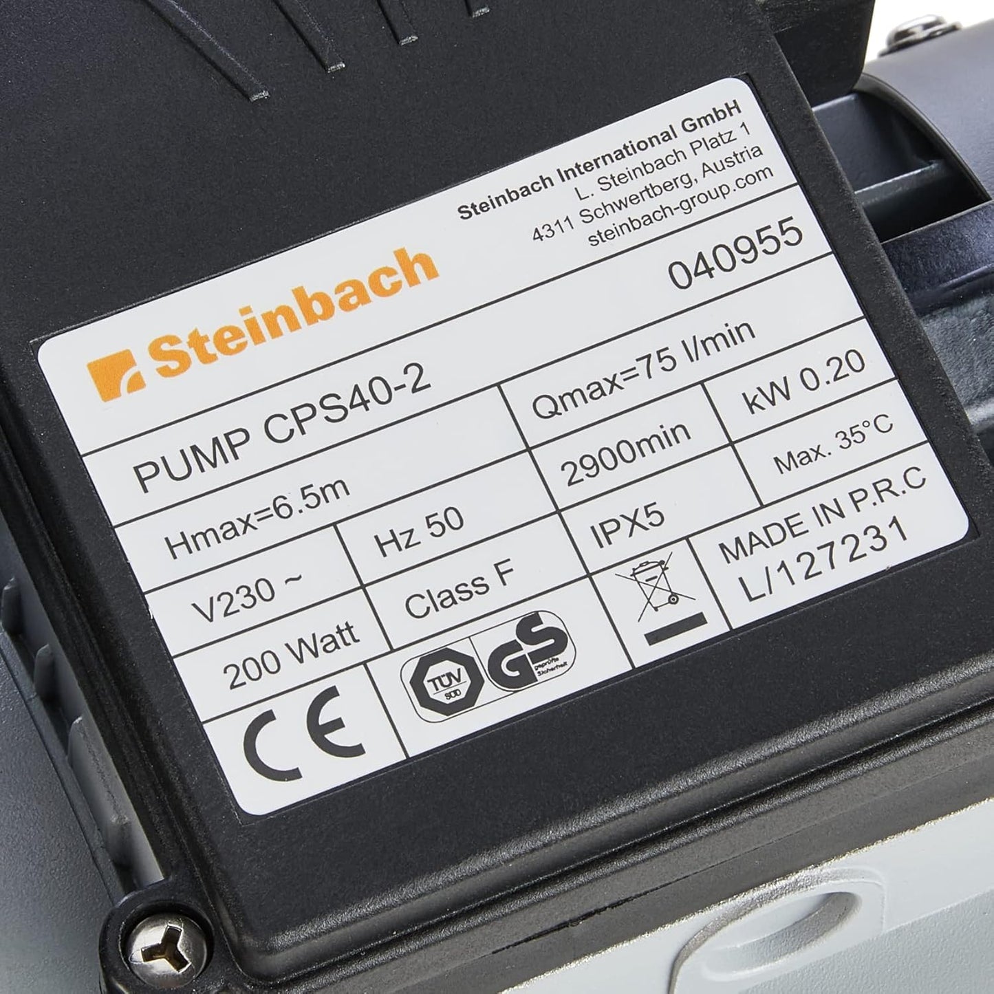 Steinbach Filteranlage Active Balls+ – 040386 – Nicht selbstsaugende Pumpe für Pools mit bis zu 19.000 l – Mit 7-Wege-Ventil mit Verstellhebel und Manometer – Inkl. ca. 300 g Filter Balls